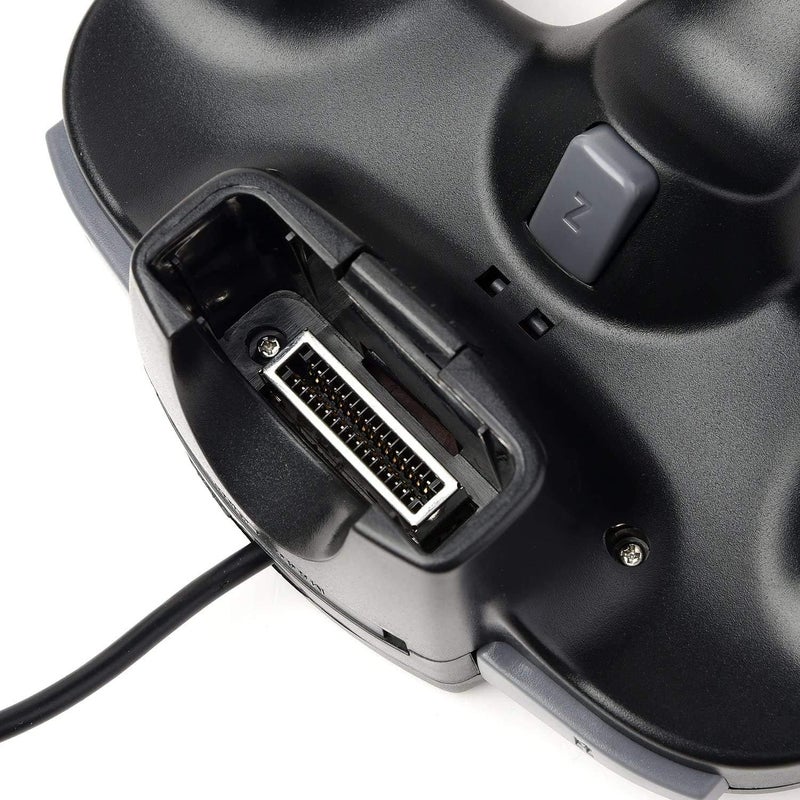 miadore N64 Classic Controller, Retro N64 64-bit Remote Gamepad Joystick for N64 Console Video Game System (Black) - Image 3